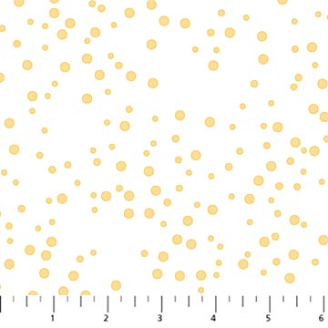 Northcott Midnight Confetti quilting fabric in Gold Metallic