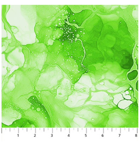 Northcott Patrick Lose Good Together Alcohol Ink Green quilting fabric