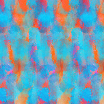 Sunset Strokes - Studioscapes Fire In The Sky Neptune Cotton 43"/44" Fabric Per Yard