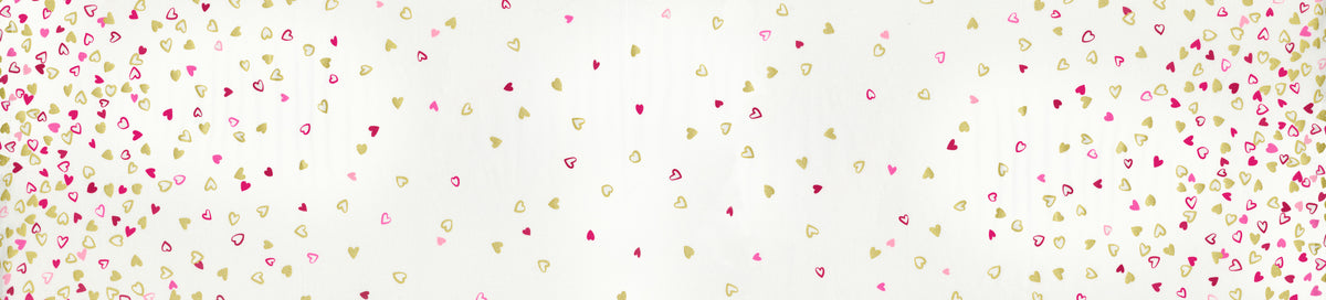 I Heart Ombre Metallic Metallic 44"/45" Fabric Per Yard