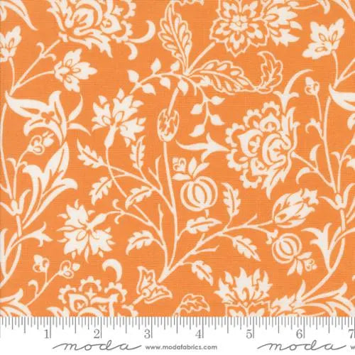 108" Agatha Road Pumpkin Cotton Wideback Fabric Per Yard Moda Fabrics & Supplies