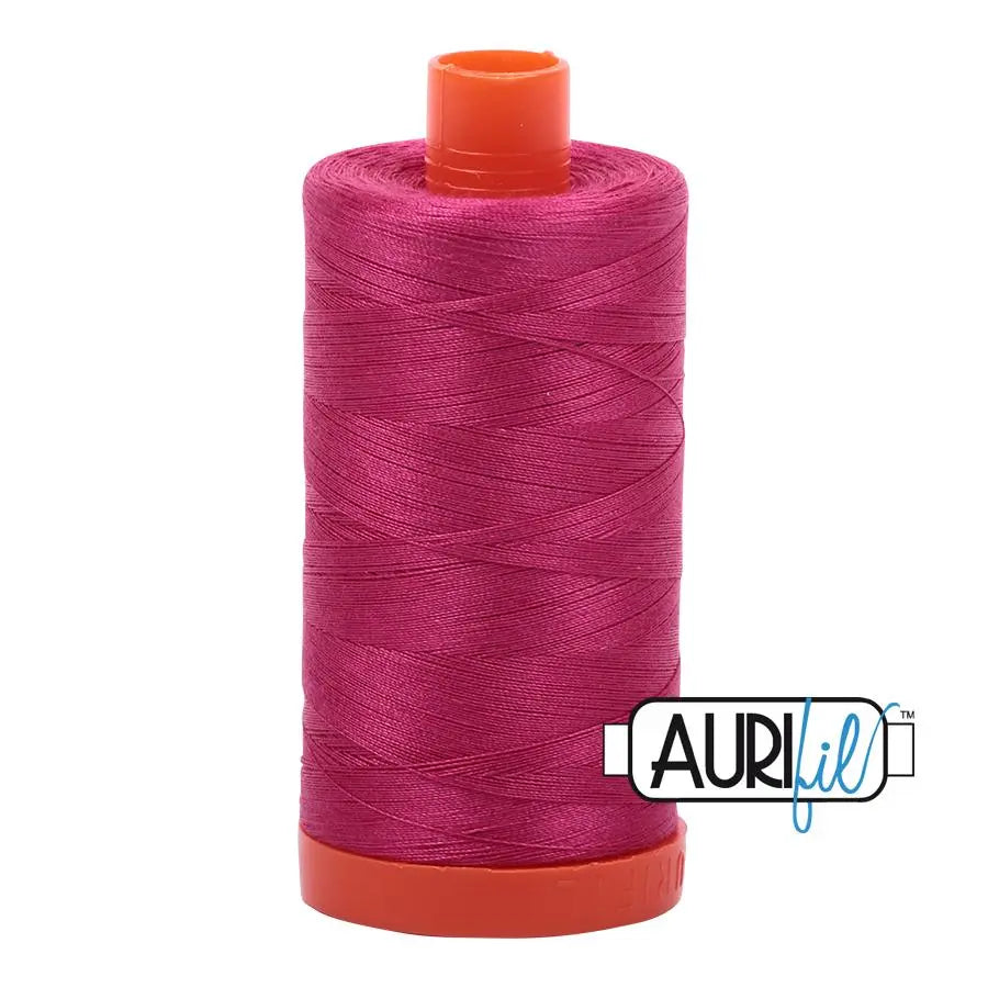 1100 Red Plum Aurifil Cotton 50wt Large Spool