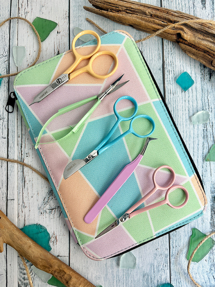 1101SEA - Pastel 5 Piece Embroidery Kit (712MD, 748C, 711, 738P, 507)