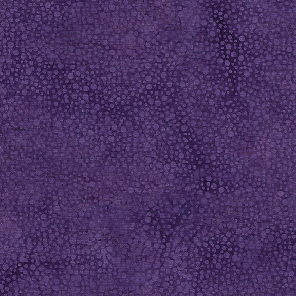 Island Batik dots print in purple wisteria