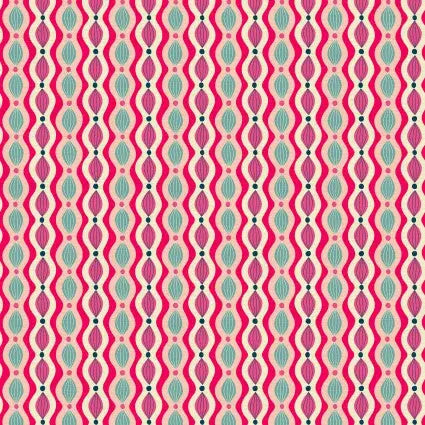 118" Paradise Birds Chain Pink Wideback Fabric per yard PBS Fabrics