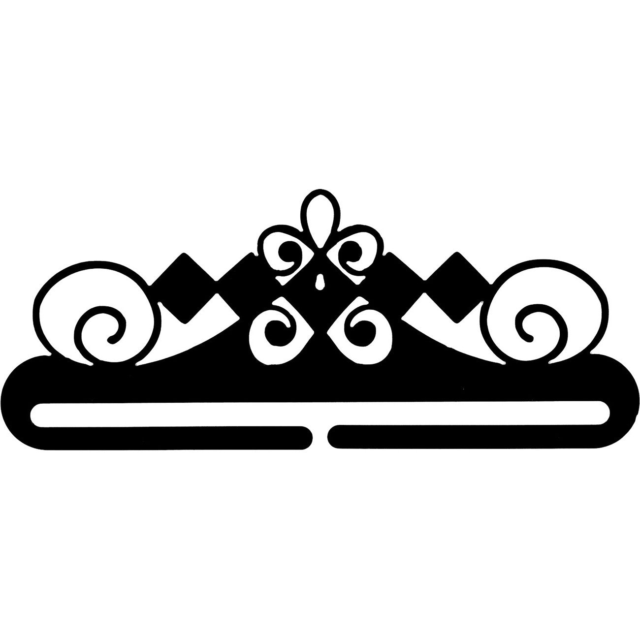 12 inch Diamond Swirls Hanger