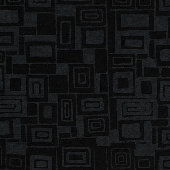 Island 122153790 / Rectangles-Licorice 45" Fabric Per Yard