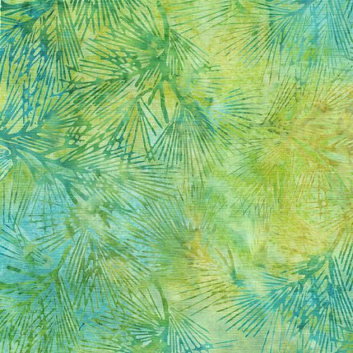 Island Batik pineneedles green honeydew
