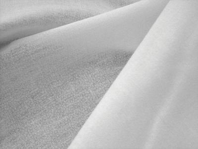 White woven fusible cotton interfacing 45 inch