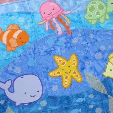 Aquatic Adventures machine embroidery design collection CD