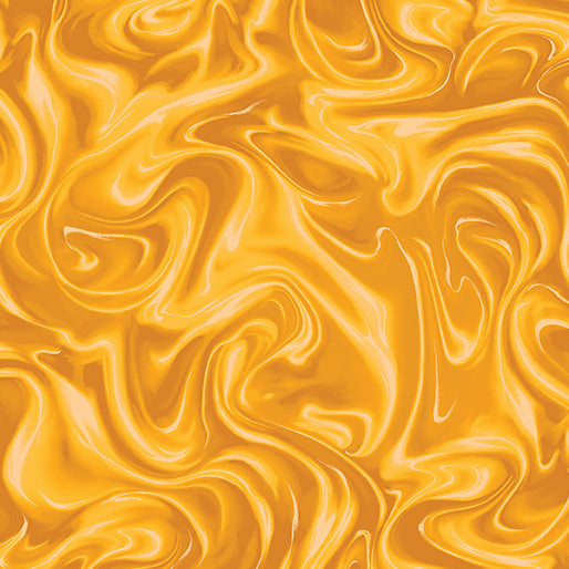 Benartex Marbleized quilting cotton blender fabric in Amber