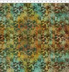 Evanescence Emblems Green quilting fabric by In The Beginning Fabrics
