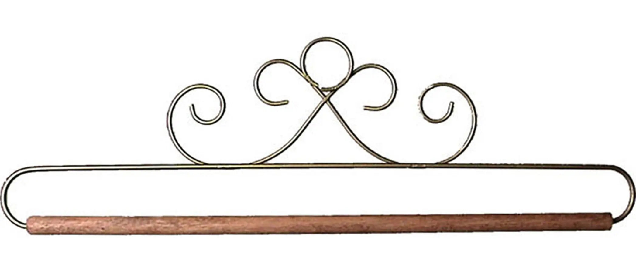 12in Gold French Curl Hanger - Linda's Electric Quilters
