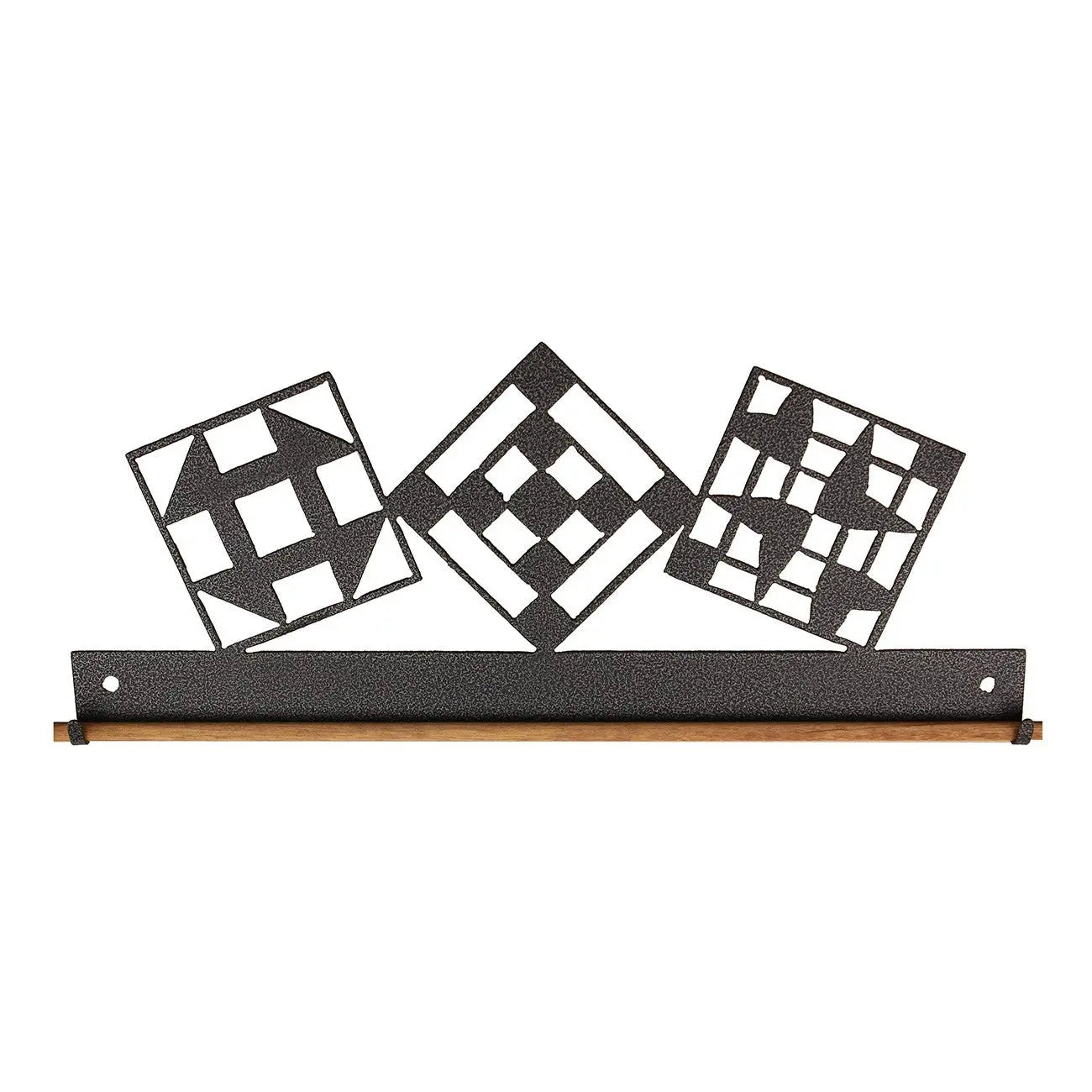 12in Quilt Block Fabric Holder Charcoal - Linda's Electric Quilters