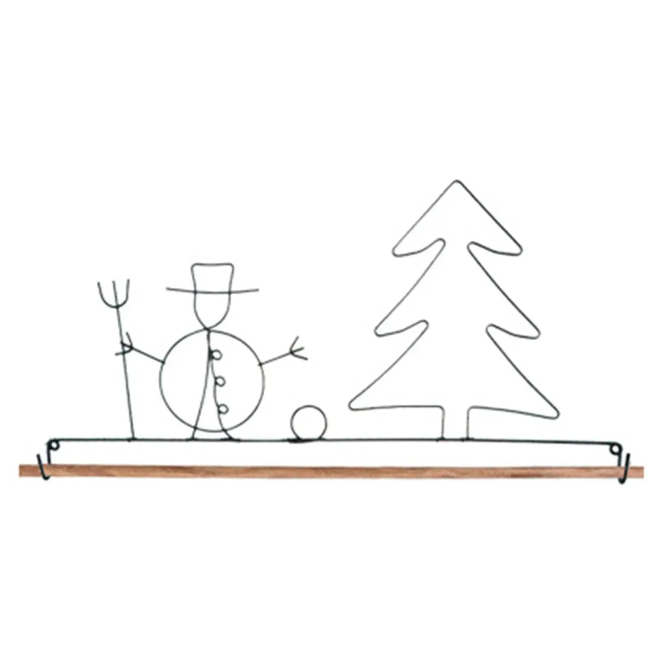 12in Snowman Fabric Holder - Linda's Electric Quilters