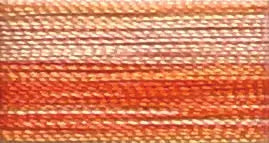 13 Floriani Thread 40 weight 1000M - VARITHREAD ORANGE STRIPE - Linda's Electric Quilters
