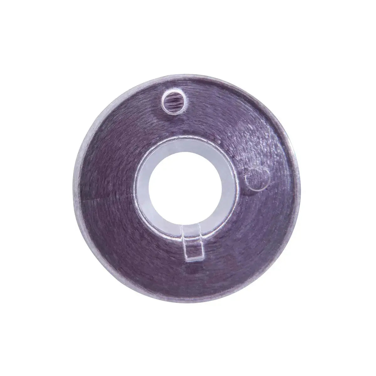 13018 Lead Grey Prewound Clear-Glide Bobbin Tube - Style L - Linda's Electric Quilters