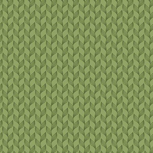 Benartex Wander Lane Vines quilting cotton fabric in Willow green