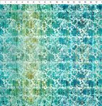 Evanescence Grunge Floral Teal quilting fabric by In The Beginning Fabrics