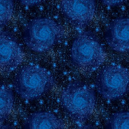 Benartex Harry Potter Magic Royal Blue quilting fabric
