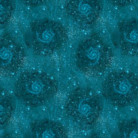 Benartex Harry Potter Magic Teal quilting fabric