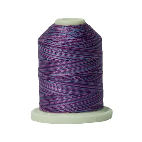 155 Pansy Patch Signature Cotton Variegated Thread Mini Spool - 40WT American & Efird Signature