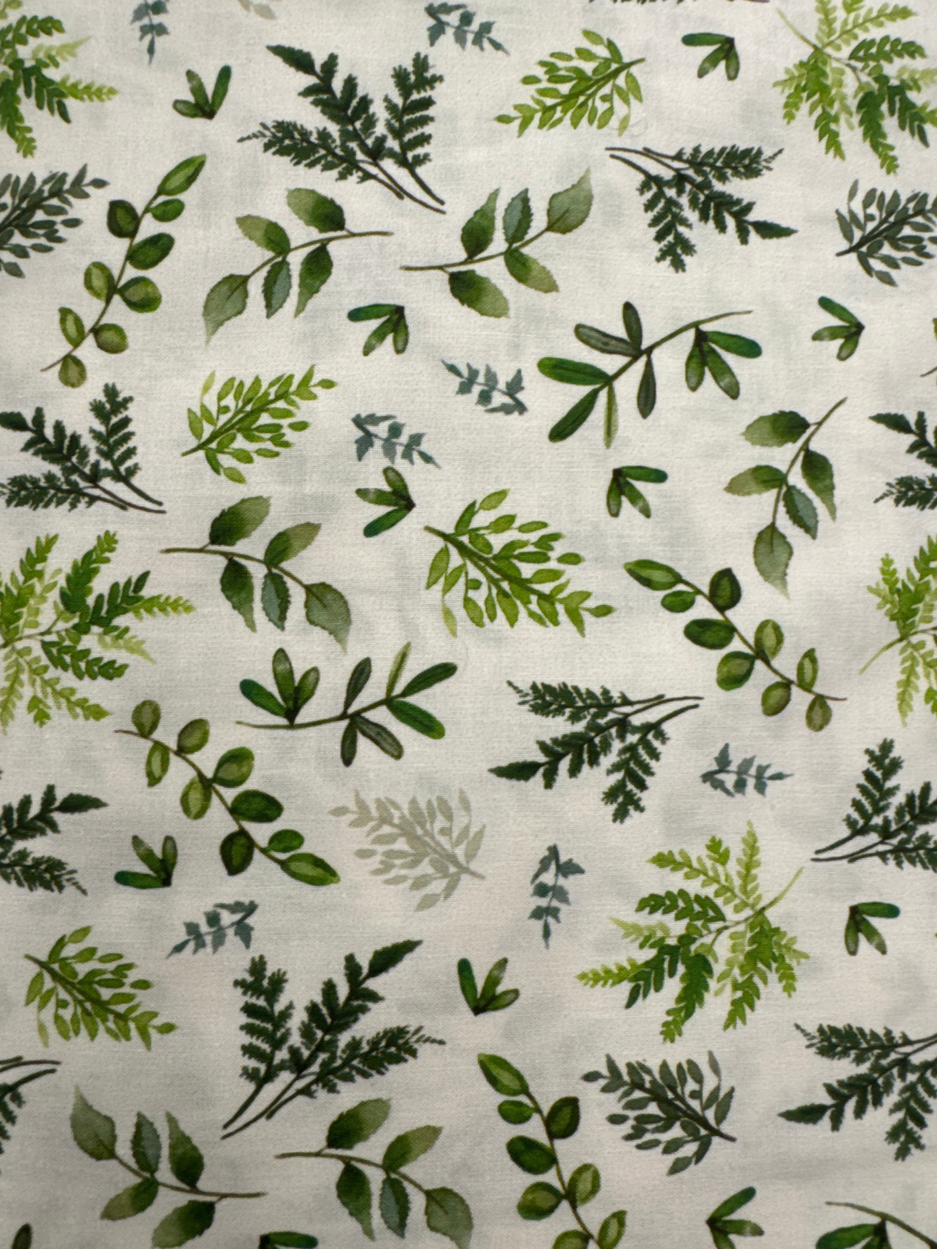 Wild Wonder Leaf Green blender quilting fabric by Clothworks