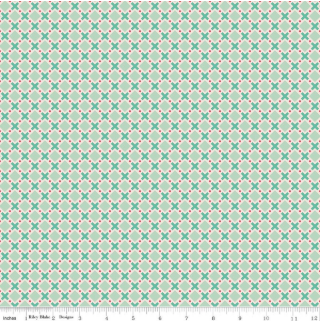 Berry and Sage Criss Cross Sage geometric quilting fabric by Riley Blake