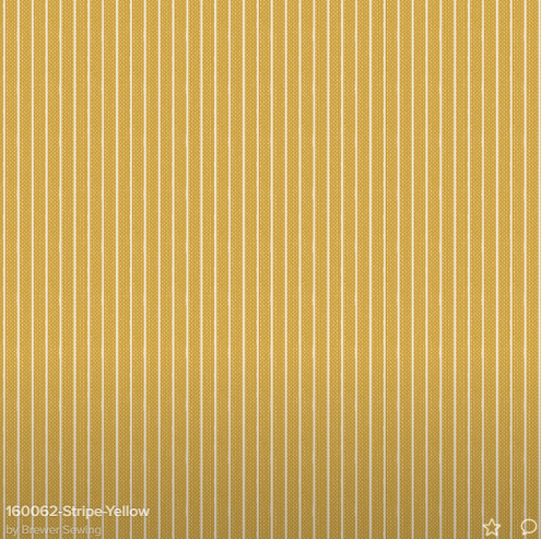 Tilda Creating Memories Spring stripe quilting cotton fabric in Yellow