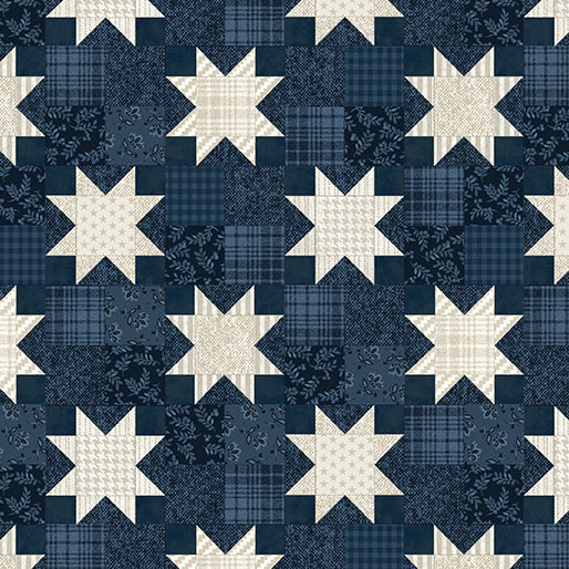 American Valor American Quilt Navy patriotic quilting fabric by Benartex
