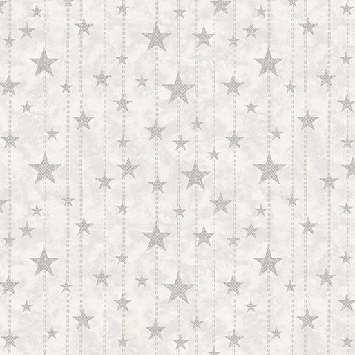 American Valor Stitches and Stars Light Natural patriotic quilting fabric by Benartex