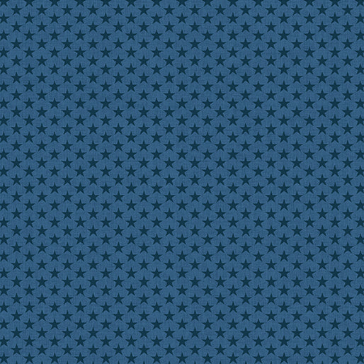 American Valor Textured Stars Blue patriotic quilting fabric by Benartex