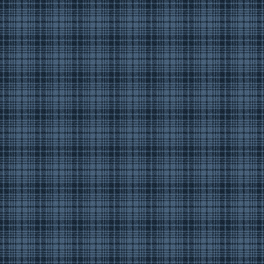 American Valor Tonal Plaid Navy patriotic quilting fabric by Benartex