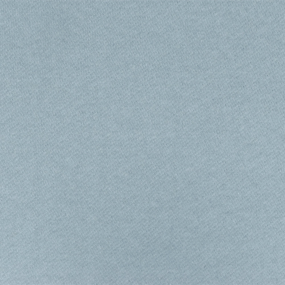 Ash Sky Blue 19 oz Cotton Sweatshirt Fleece Knit Fabric - Heavy Weight