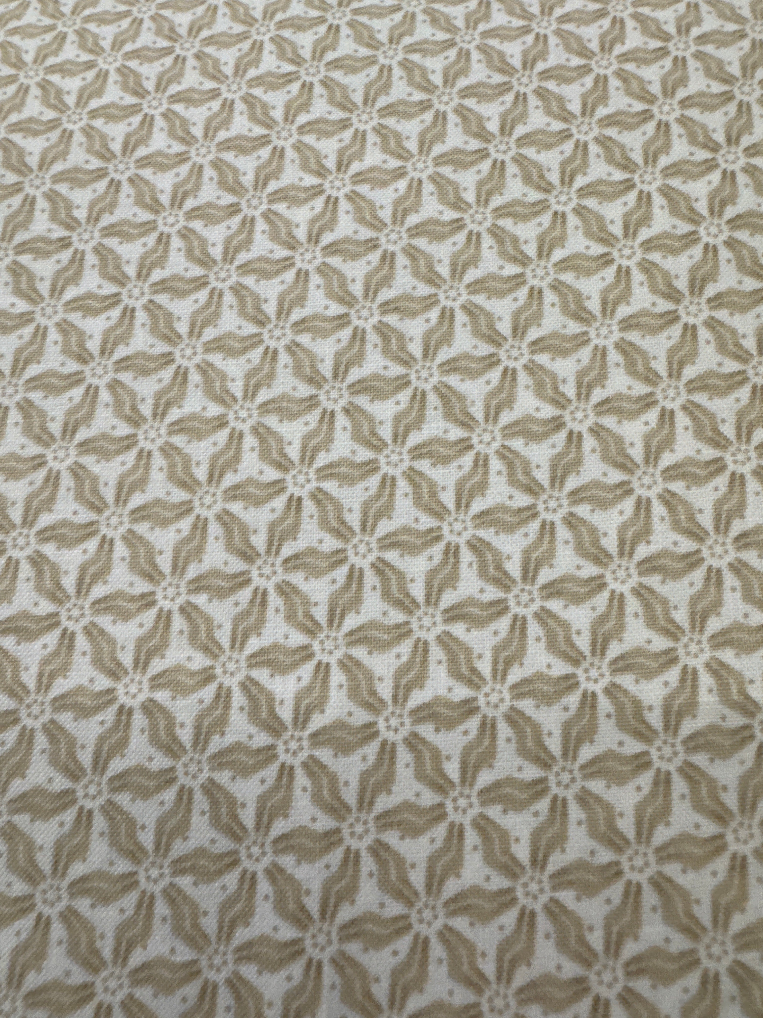 Snowman Gatherings IV Taupe Tossed Holly Christmas quilting fabric by Moda