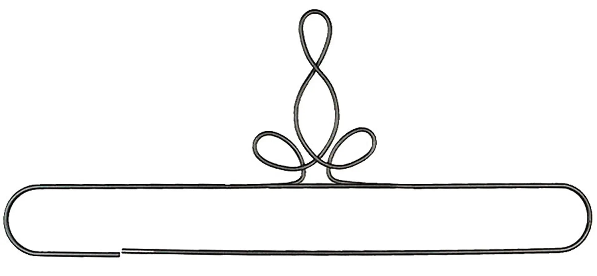 16in Heirloom Split Bottom Hanger Silver - Linda's Electric Quilters