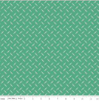 Berry and Sage Flower Bud Alpine floral quilting fabric by Riley Blake