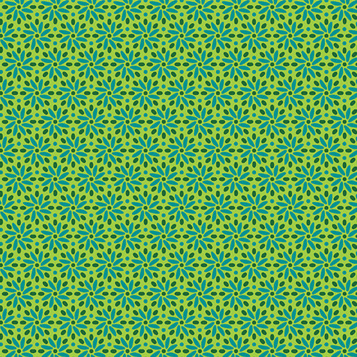 Transparency - Daisy - Citrus 44" / 45" Fabric Per Yard