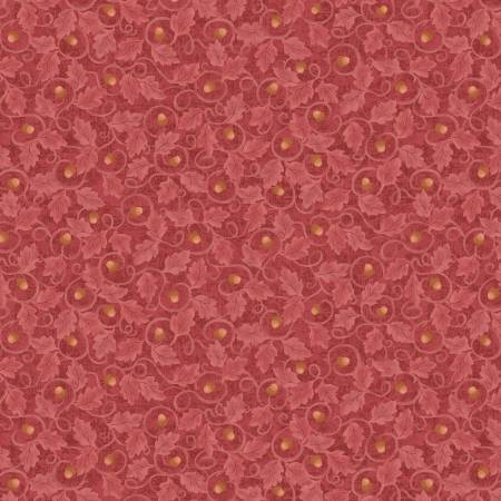 Benartex Autumn Breeze Acorn Twirl quilting cotton in Maple