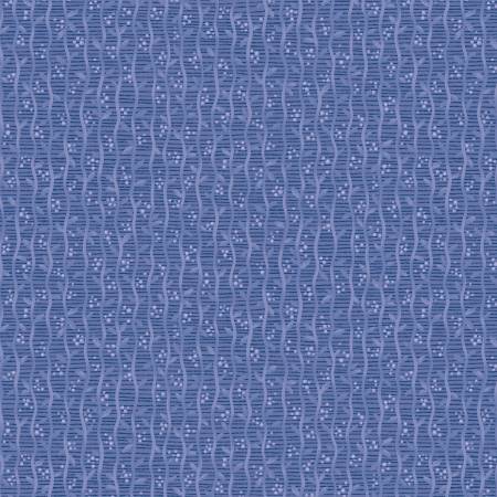 Benartex Autumn Breeze Harvest Stripe quilting cotton in Blue
