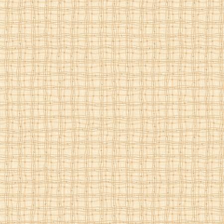 Benartex Autumn Breeze Rambling Plaid quilting cotton in Cream