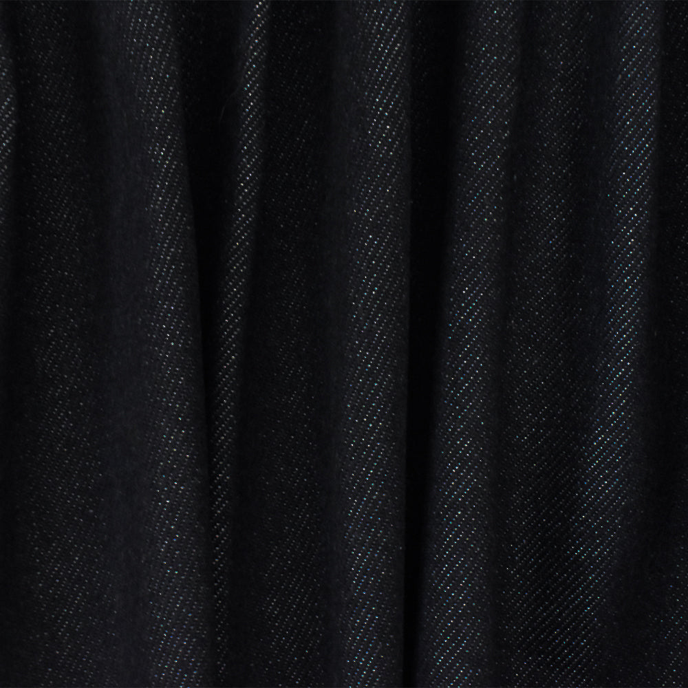 Night Navy Blue-White Red 10 oz. Cotton Japanese Selvedge Denim Fabric
