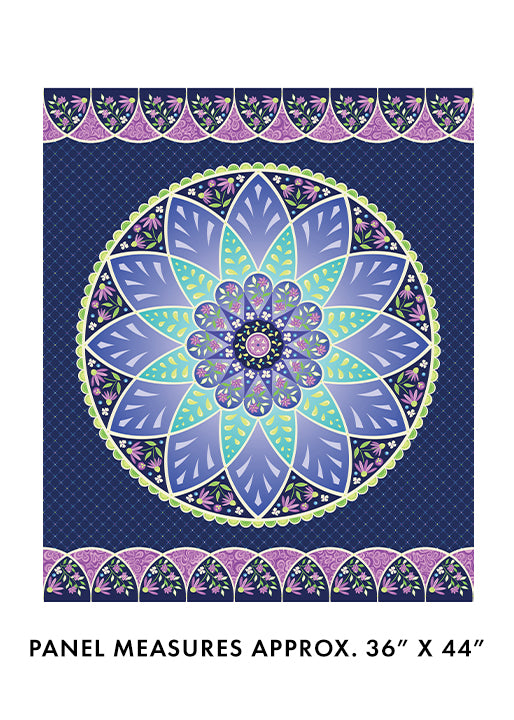 Blossom Panel Multi Twilight Serenade Approx 36" x 44"