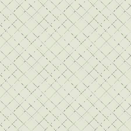 Wilmington Au Naturel green diagonal plaid quilting cotton fabric