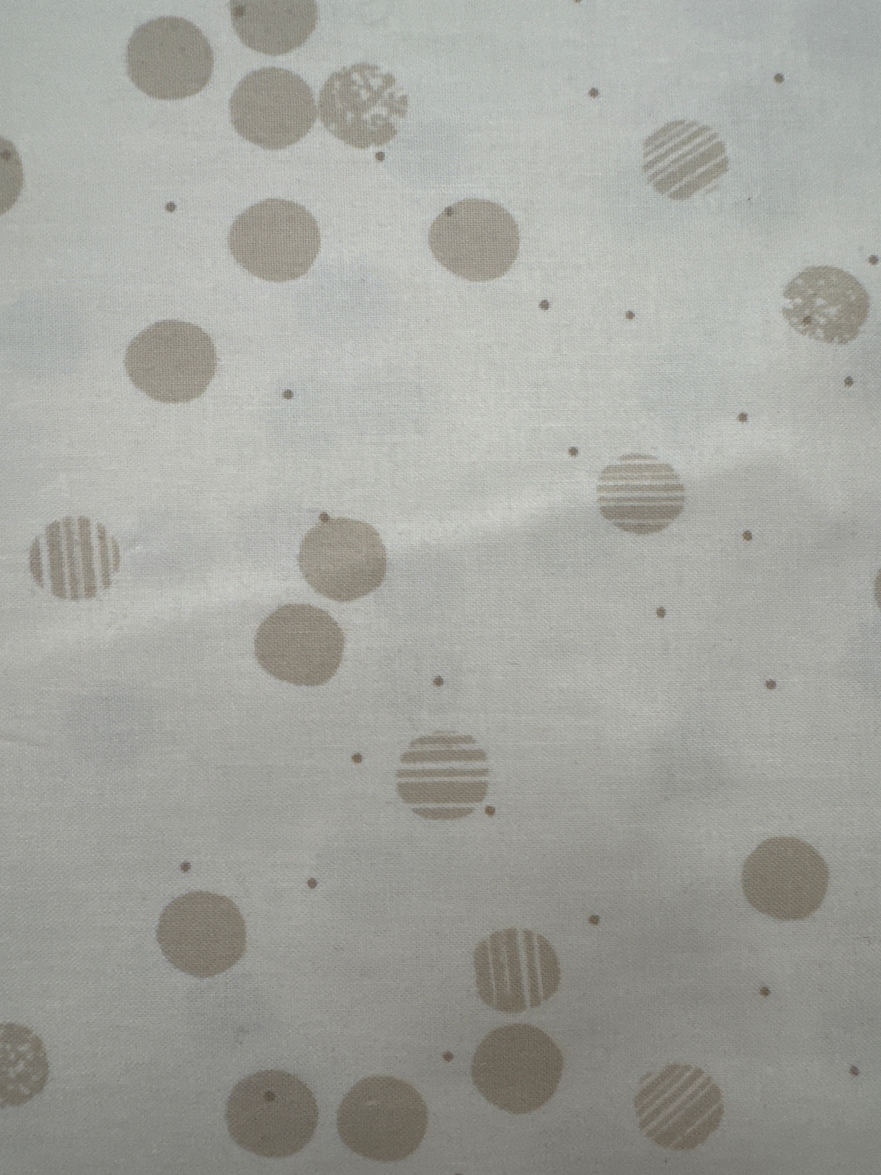 Seasons Basics Snow Cream blender quilting fabric by Figo
