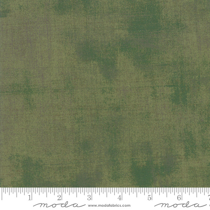 Moda Grunge Basics quilting cotton blender fabric in Juniper green