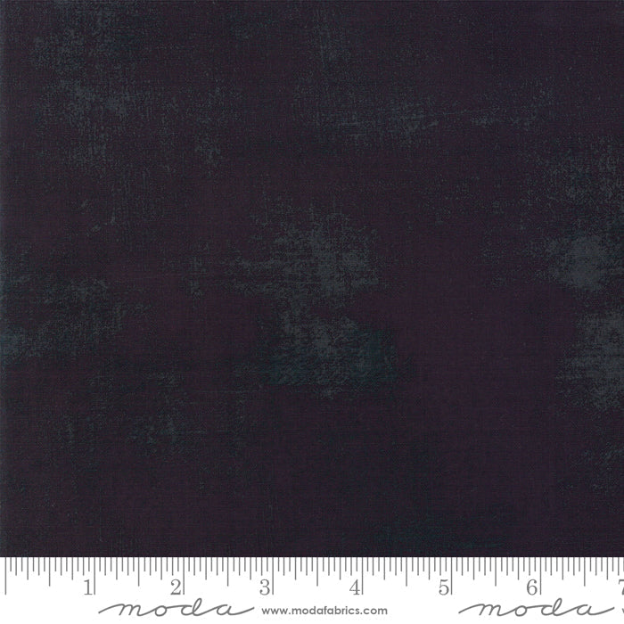 Moda Grunge Basics quilting cotton blender fabric in Onyx black