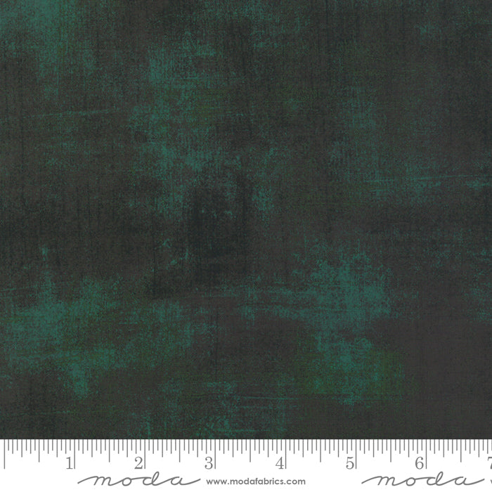 Moda Grunge Basics quilting cotton blender fabric in Christmas Green