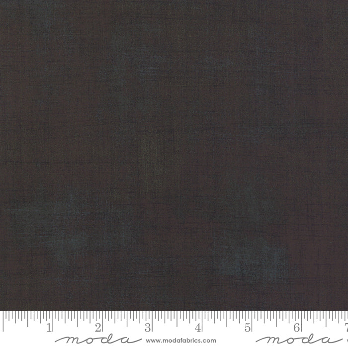 Moda Grunge Basics quilting cotton blender fabric in Expresso brown