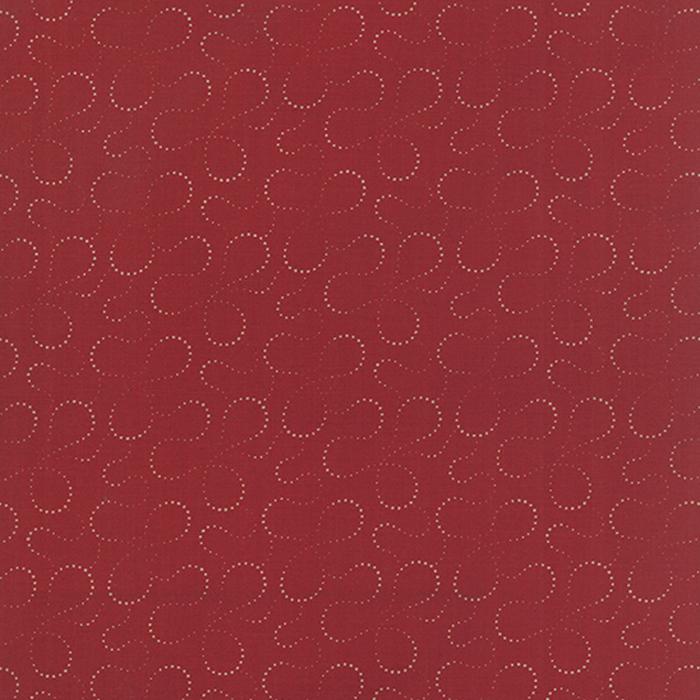 Moda Mille Couleurs madder red floral by 3 Sisters
